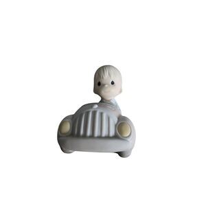 Precious Moments Porcelain Figure I'm Following Jesus 1986 Members Only
